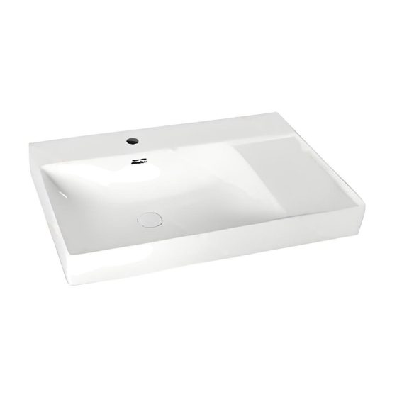 LT-7102R-80 white countertop-basins