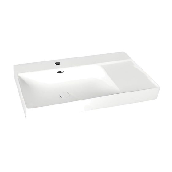 LT-7102R-90 white countertop-basins