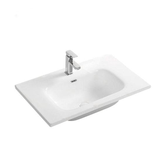 LT-712 white countertop-basins