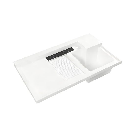 LT-7132-2 white countertop-basins