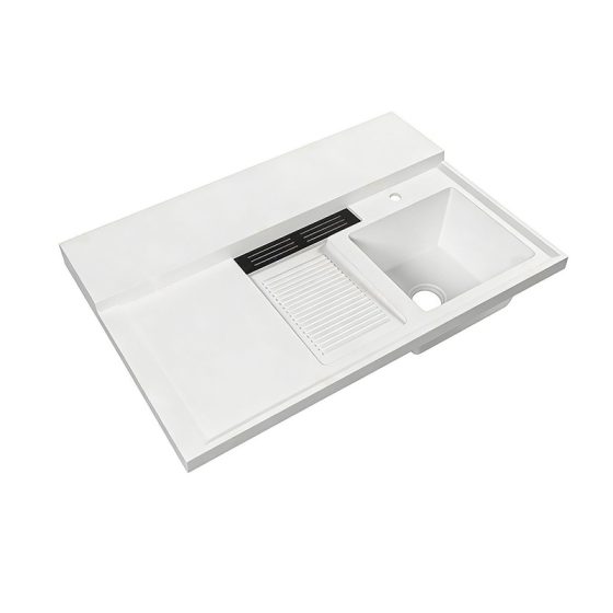 LT-7134 white countertop-basins