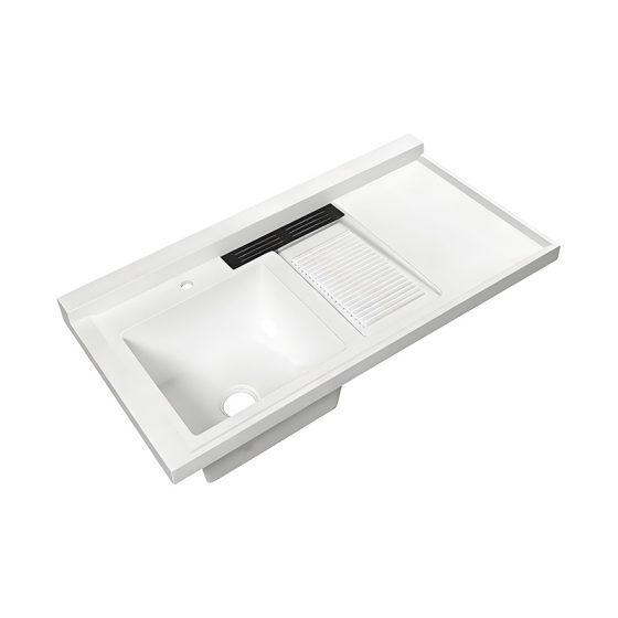 LT-7138 white countertop-basins