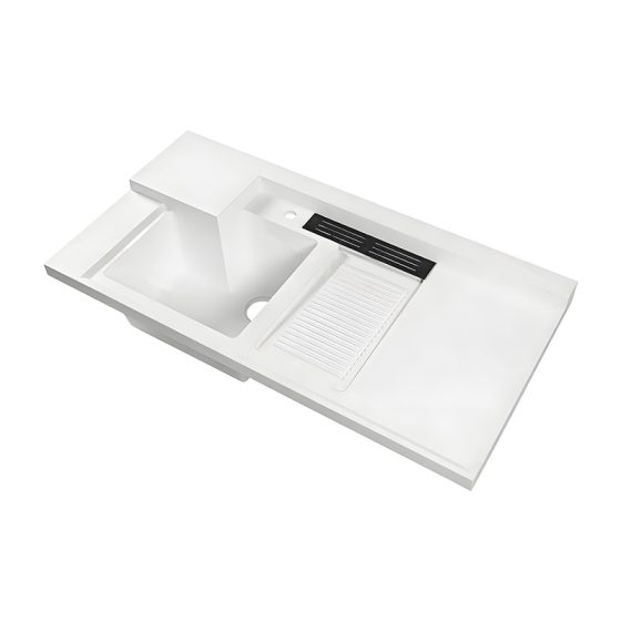 LT-7140 white countertop-basins
