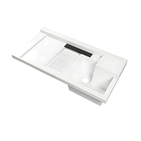 LT-7141 white countertop-basins