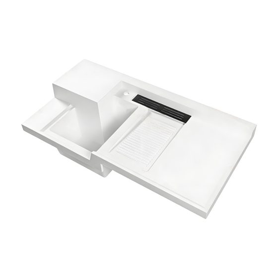 LT-7144-2 white countertop-basins