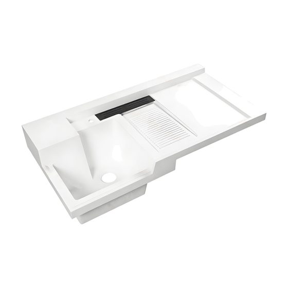LT-7145-2 white countertop-basins