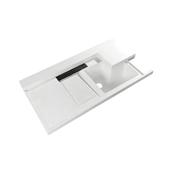 LT-7147 white countertop-basins