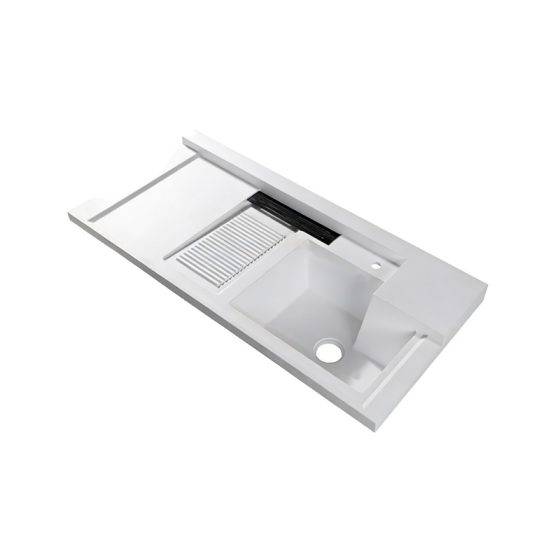 LT-7148 white countertop-basins
