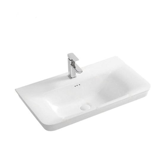 LT-715 white countertop-basins