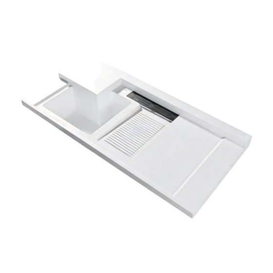 LT-7150 white countertop-basins