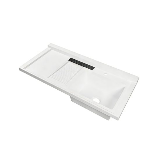 LT-7154 white countertop-basins