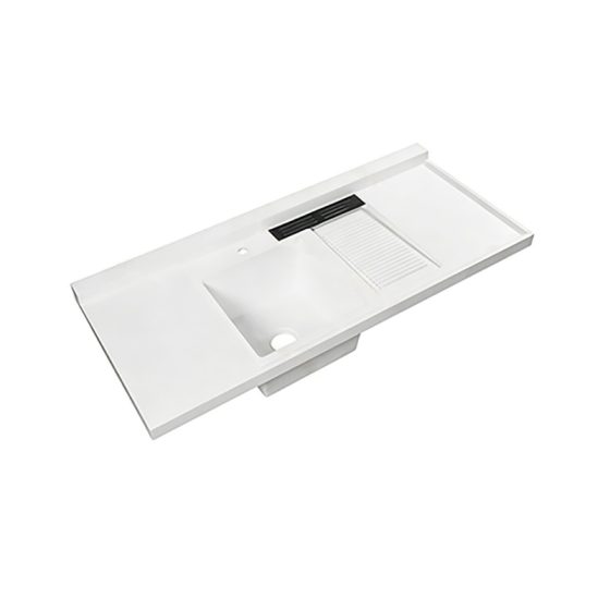LT-7158 white countertop-basins
