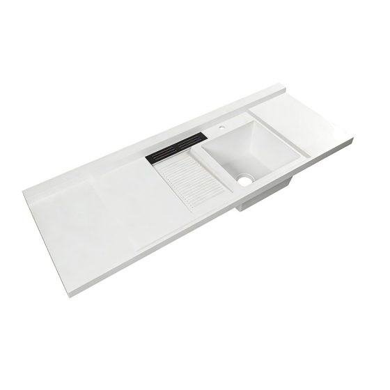 LT-7165 white countertop-basins