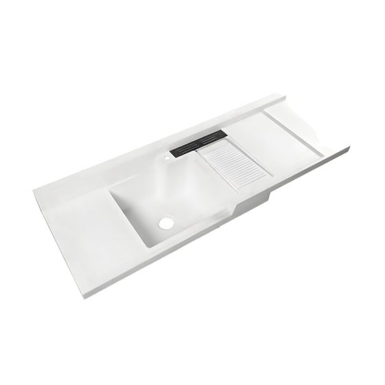 LT-7166 white countertop-basins