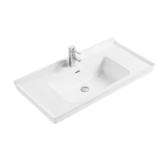 LT-717 white countertop-basins