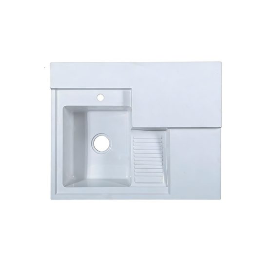 LT-7180 white countertop-basins