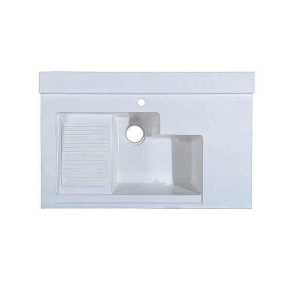 LT-7182 white countertop-basins