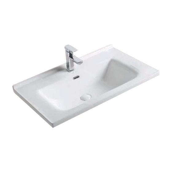 LT-719C white countertop-basins