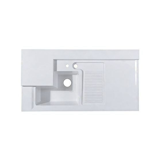 LT-7212 white countertop-basins