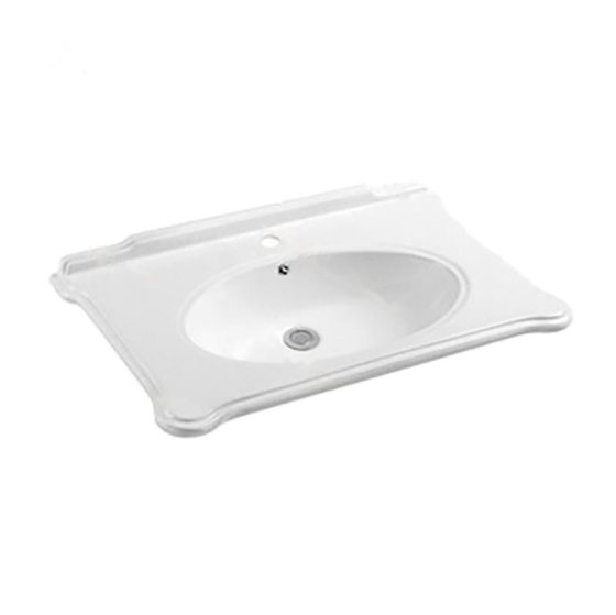 LT-723 white countertop-basins