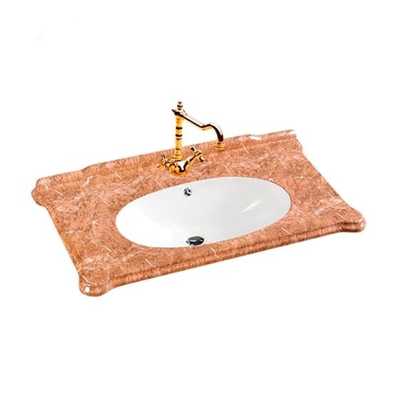 LT-723Y colored countertop-basins