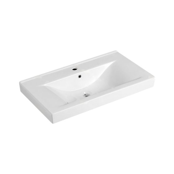 LT-731D white countertop-basins