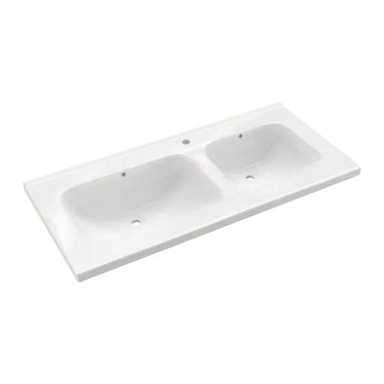 LT-732E white countertop-basins