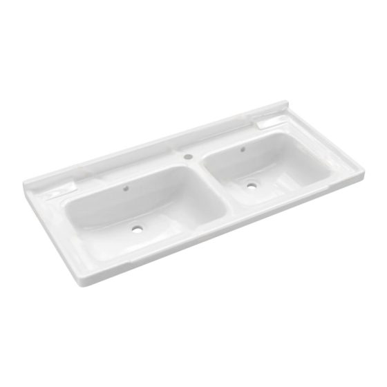 LT-733C white countertop-basins