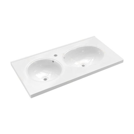 LT-734D white countertop-basins