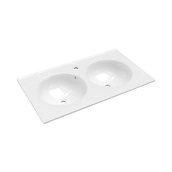 LT-736B white countertop-basins