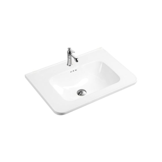 LT-738B white countertop-basins