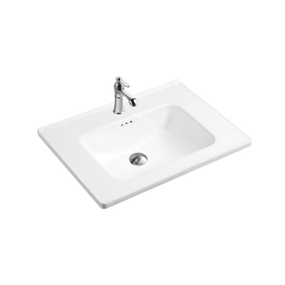 LT-739B white countertop-basins