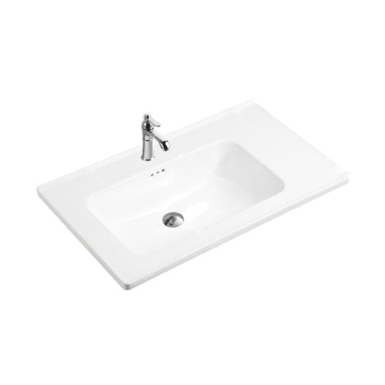 LT-739CL white countertop-basins