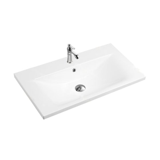 LT-741B white countertop-basins