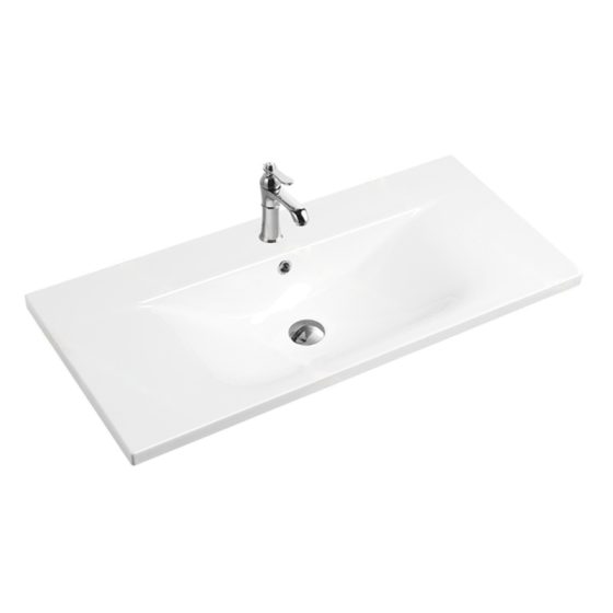 LT-741C white countertop-basins