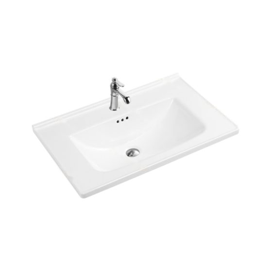 LT-742B white countertop-basins