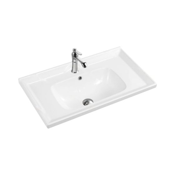 LT-744B white countertop-basins