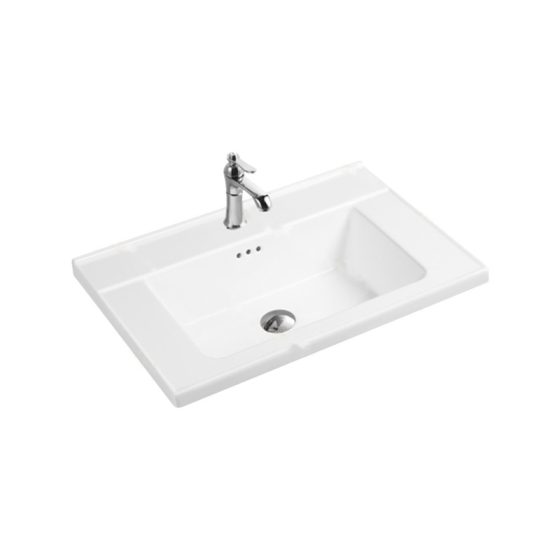 LT-745B white countertop-basins