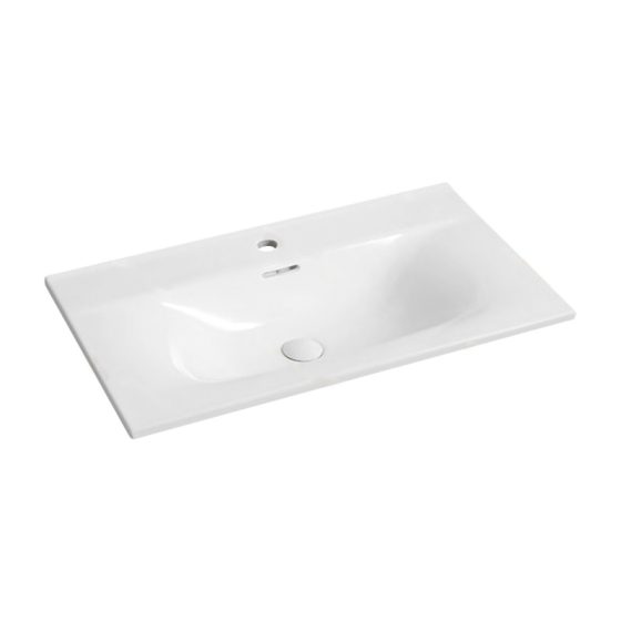 LT-747 white countertop-basins