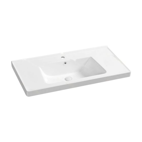 LT-750 white countertop-basins
