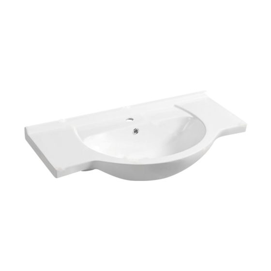 LT-754 white countertop-basins
