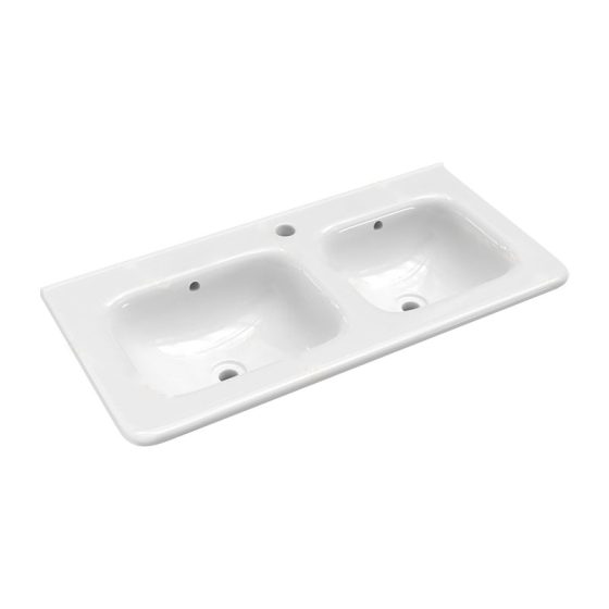 LT-759B white countertop-basins