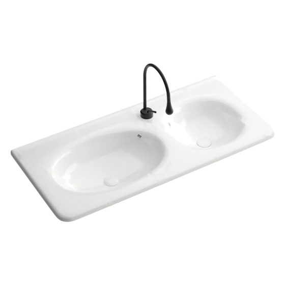 LT-760D white countertop-basins