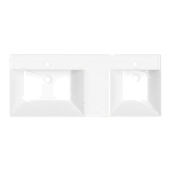 LT-761G white countertop-basins