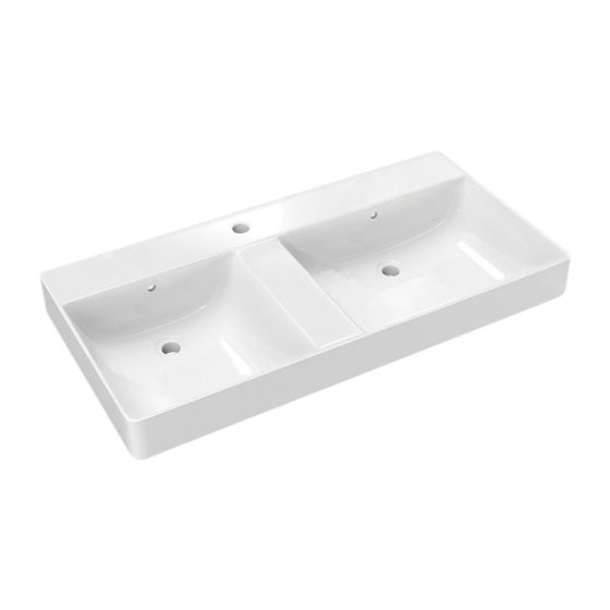 LT-762B white countertop-basins