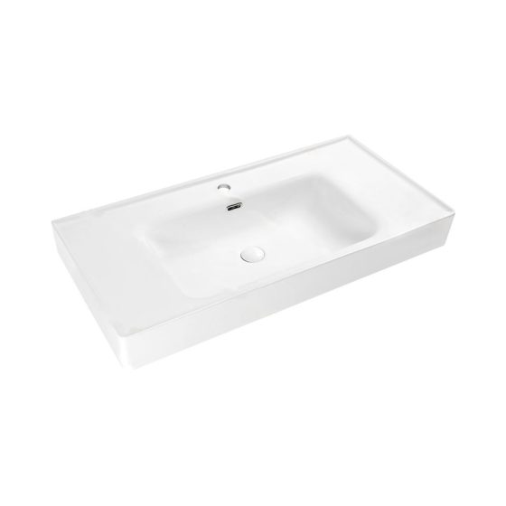 LT-763C white countertop-basins