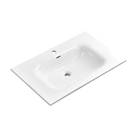 LT-764 white countertop-basins