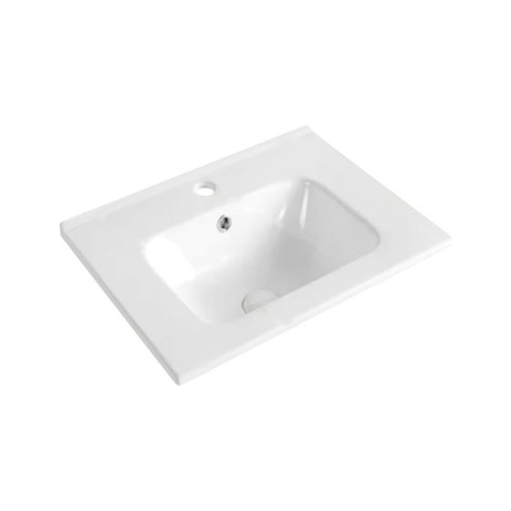 LT-766C white countertop-basins