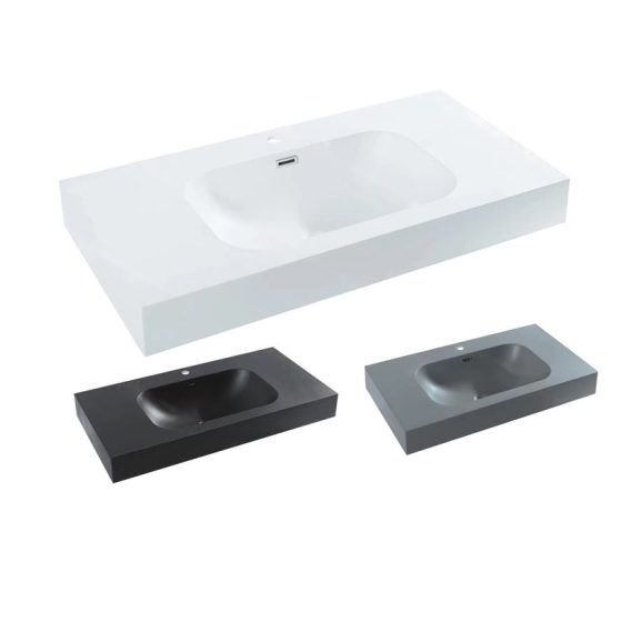 LT-780 white countertop-basins