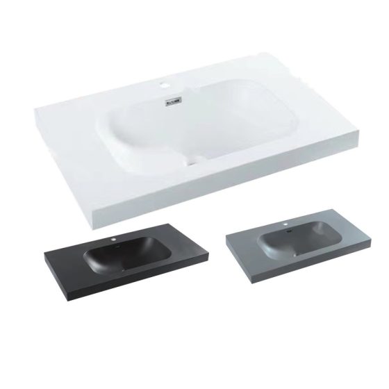 LT-780M white countertop-basins